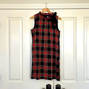 J. Crew Tartan Ruffle Dress